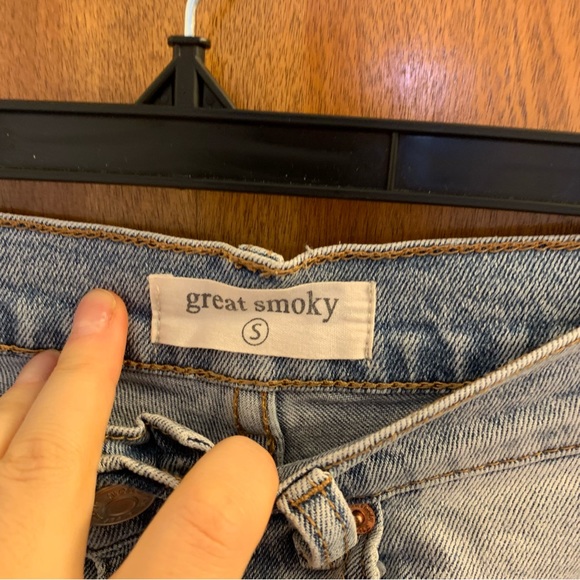 High waisted denim shorts - Picture 3 of 3